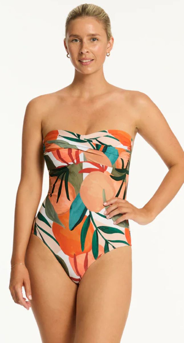 Tropaluxe Twist Bandeau One Piece