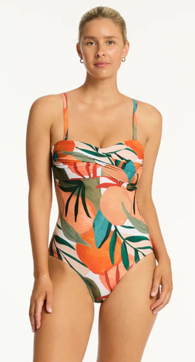 Tropaluxe Twist Bandeau One Piece
