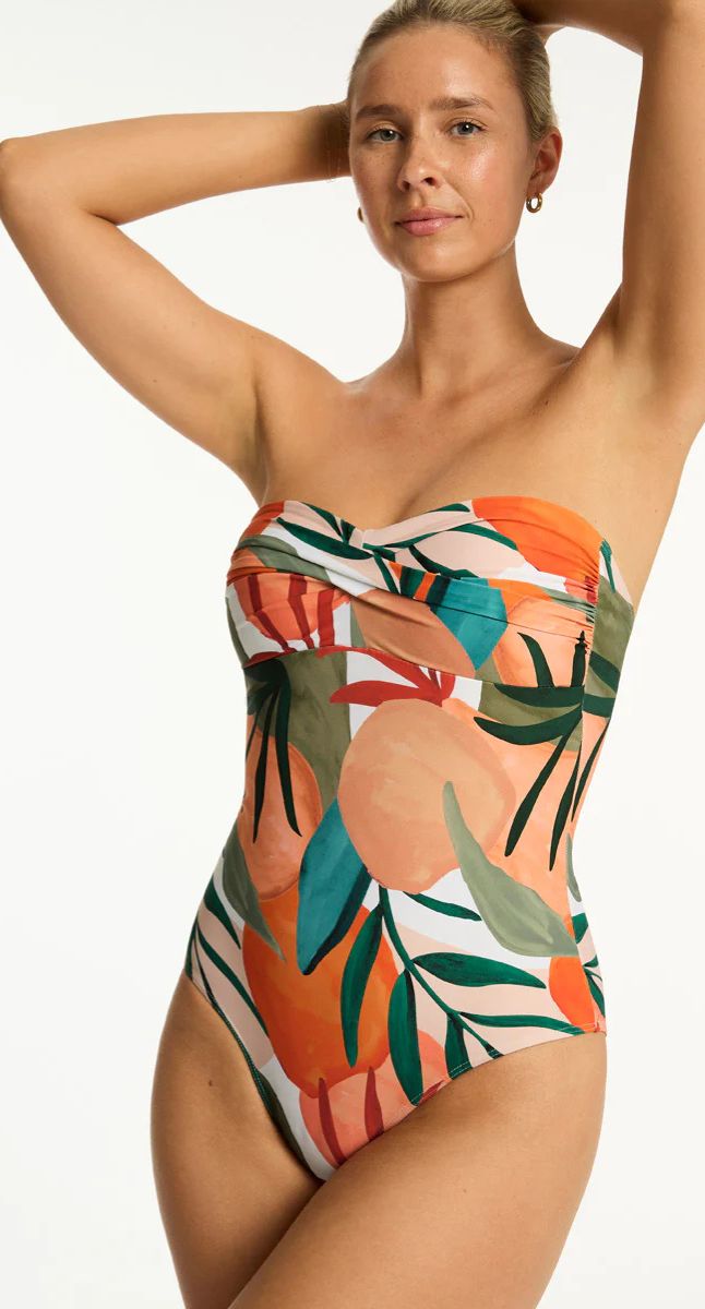 Tropaluxe Twist Bandeau One Piece