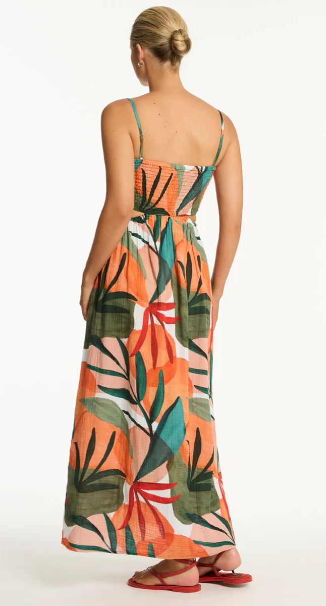 Tropaluxe Cutaway Bandeau Dress