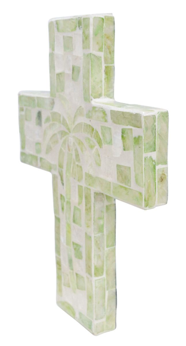 Cross Med Palm Green