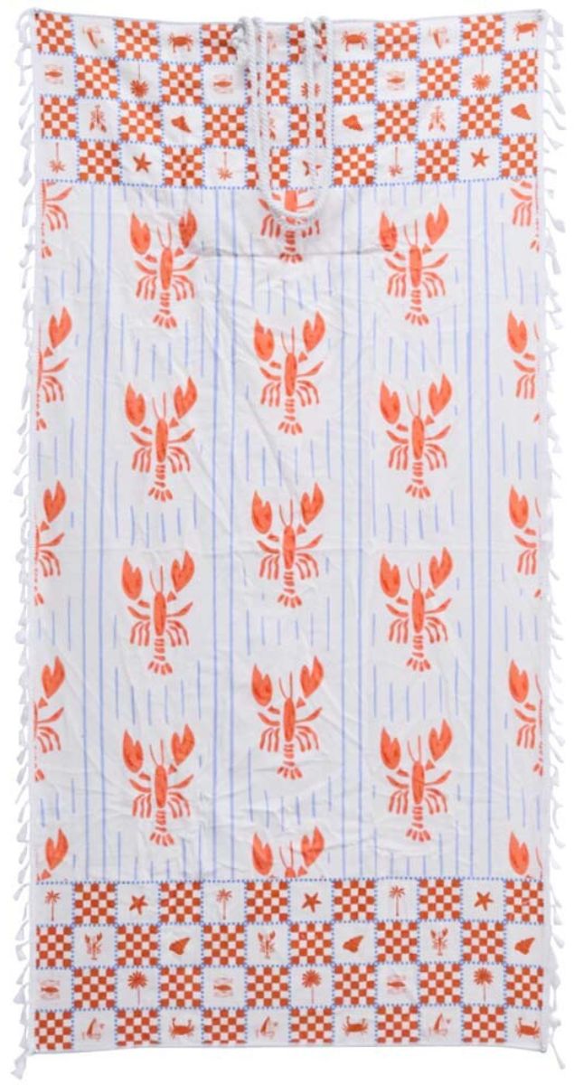 Kids Towel in Bag Lobsters