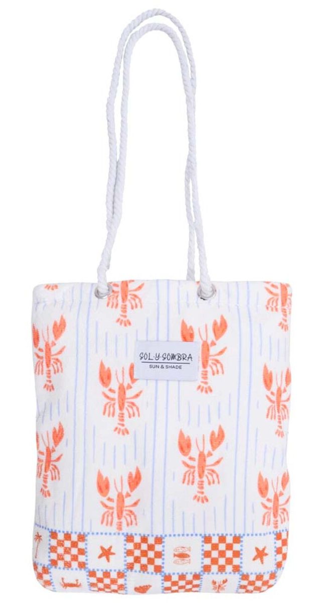 Kids Towel in Bag Lobsters