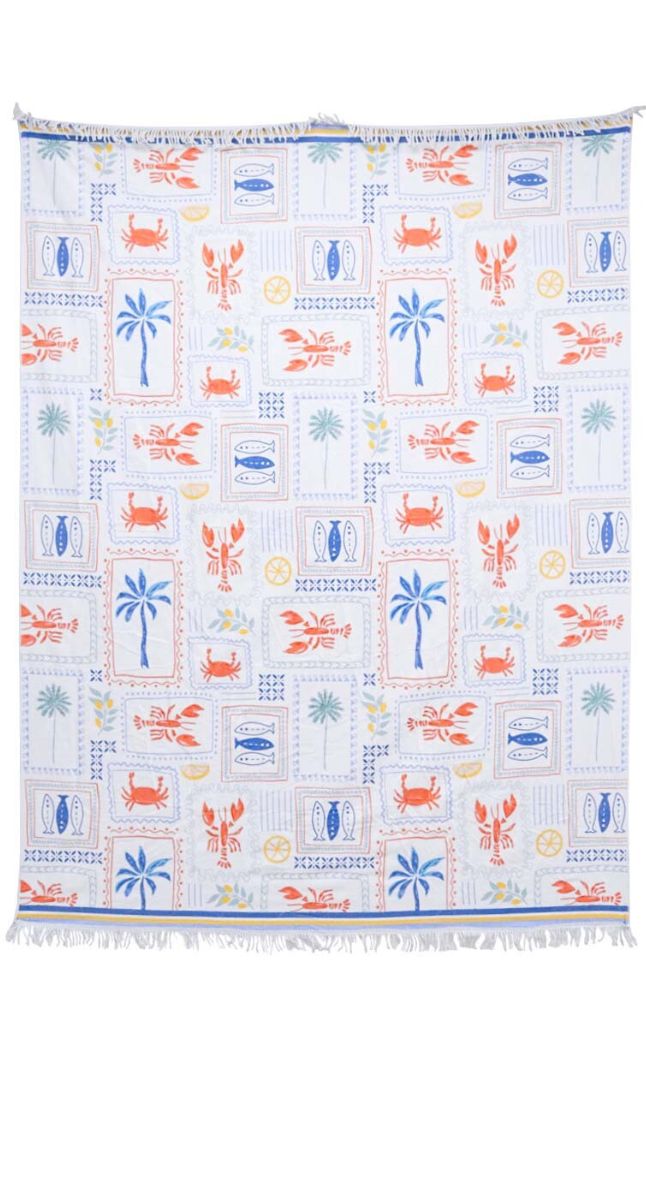 XL Beach Towel Lobster