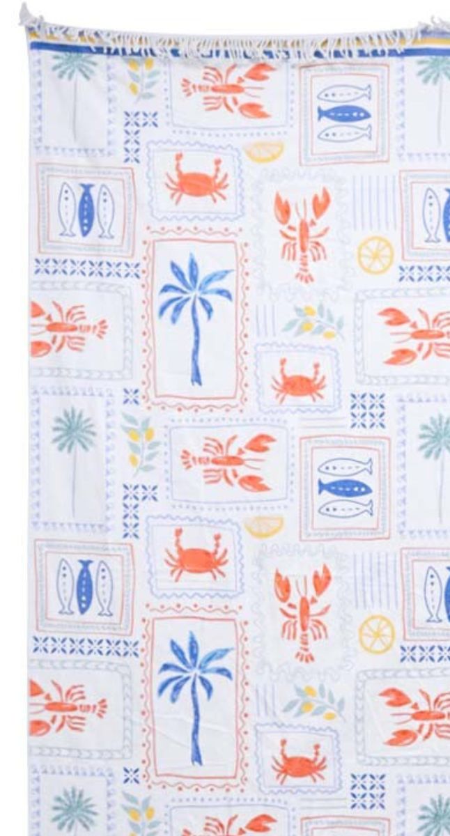 XL Beach Towel Lobster