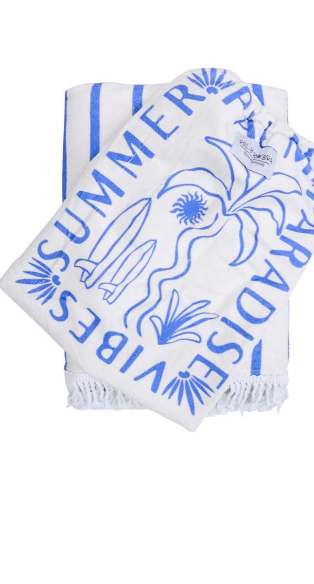 Adult Towel Poncho Paradise