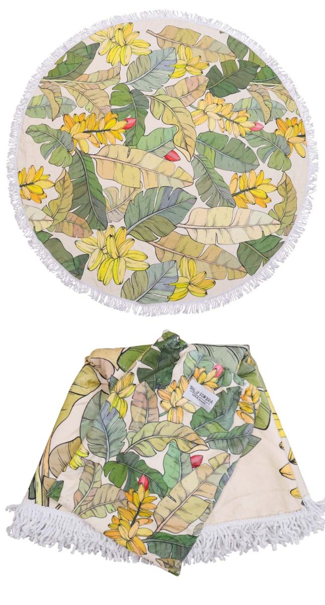 Round Beach Towel Bananarama