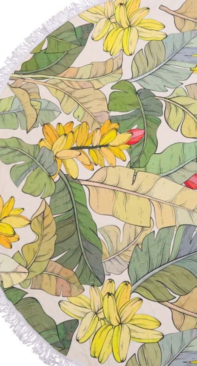 Round Beach Towel Bananarama