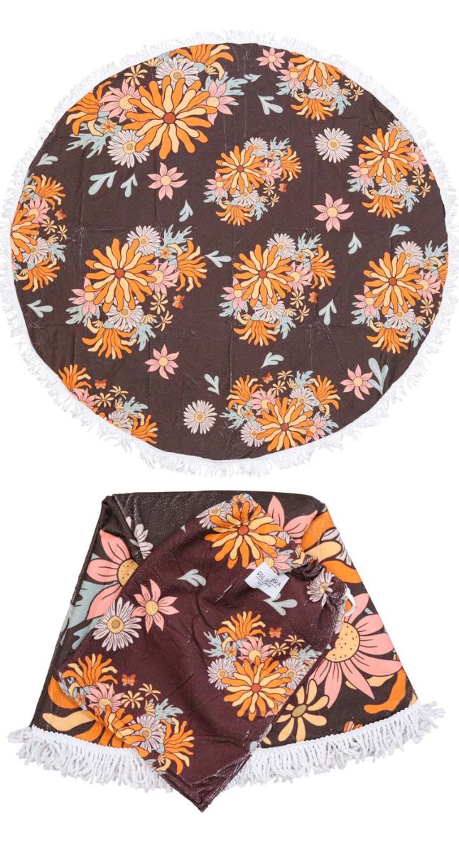 Round Beach Towel Adele