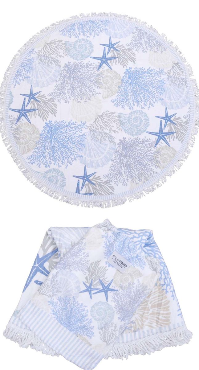Round Beach Towel Reef
