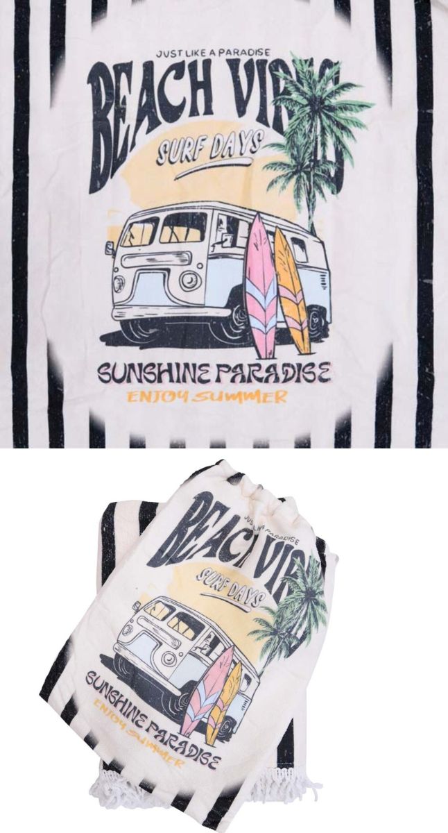 Adult Towel Poncho Combi