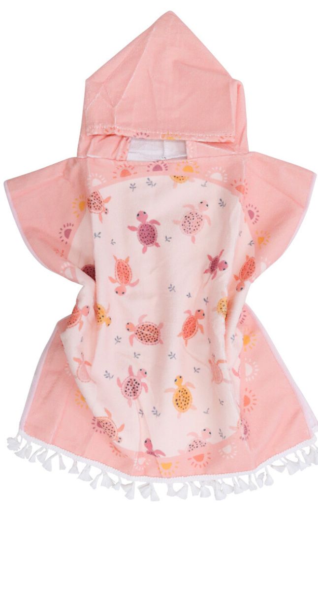 Toddler Towel Poncho Turtles