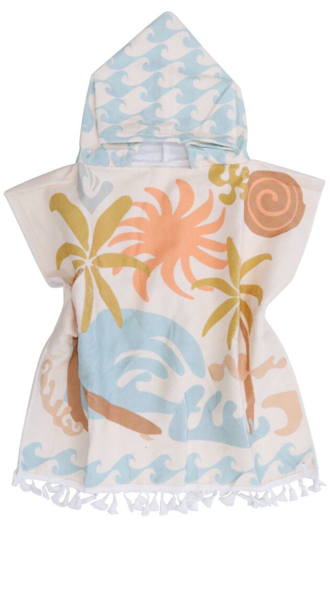 Toddler Towel Poncho Palm Beac