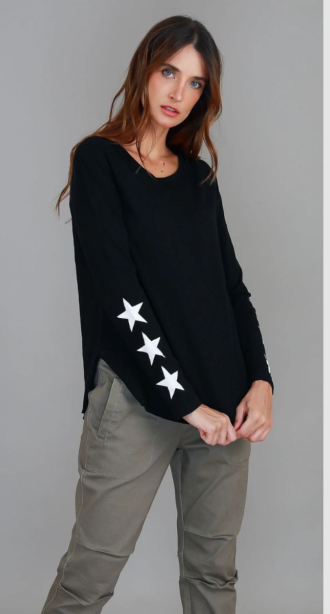 Rita 6 Star Long Sleeve Tee