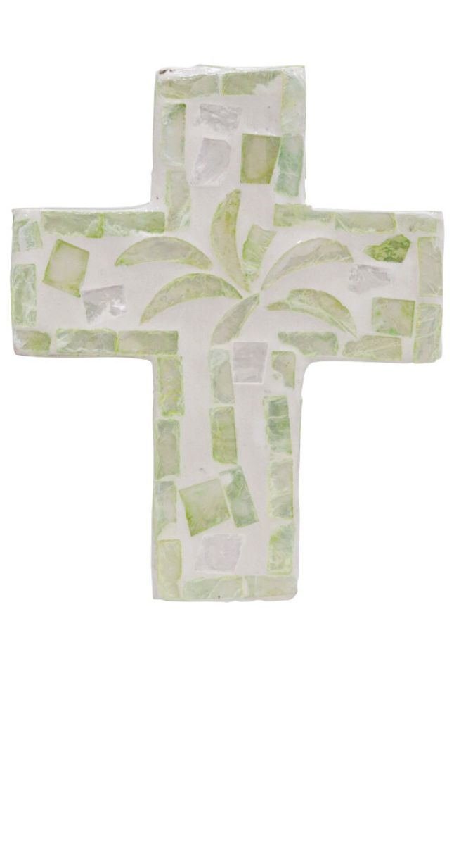 Cross Sml Palm Green