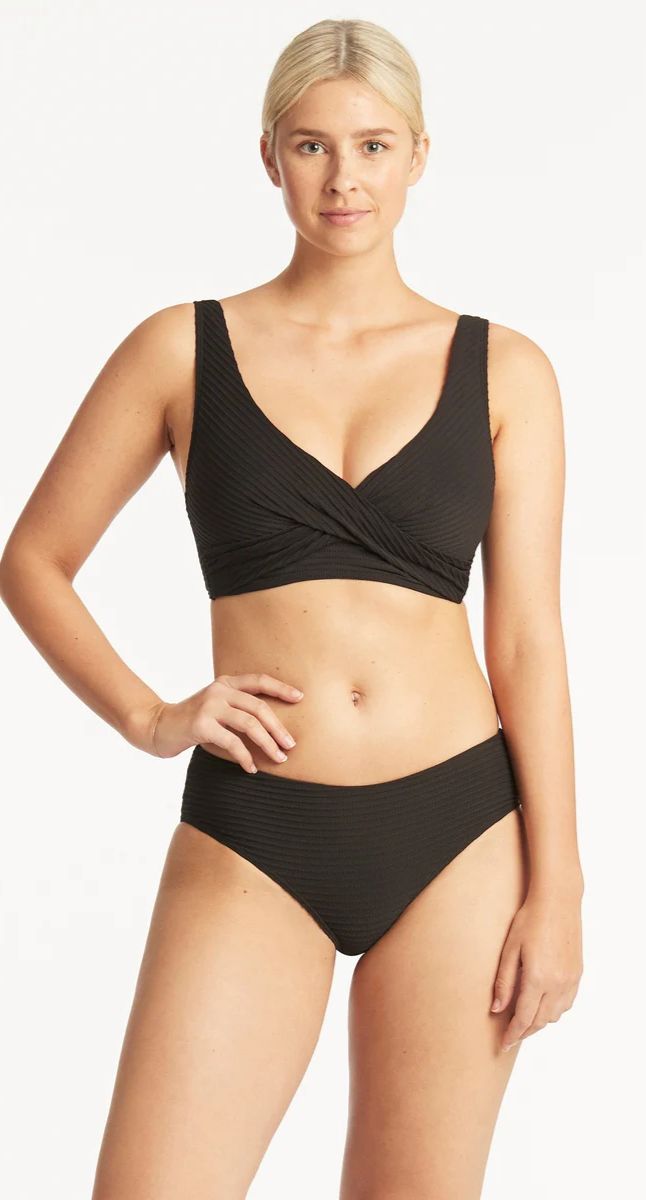 spinnaker cross front multifit bra top