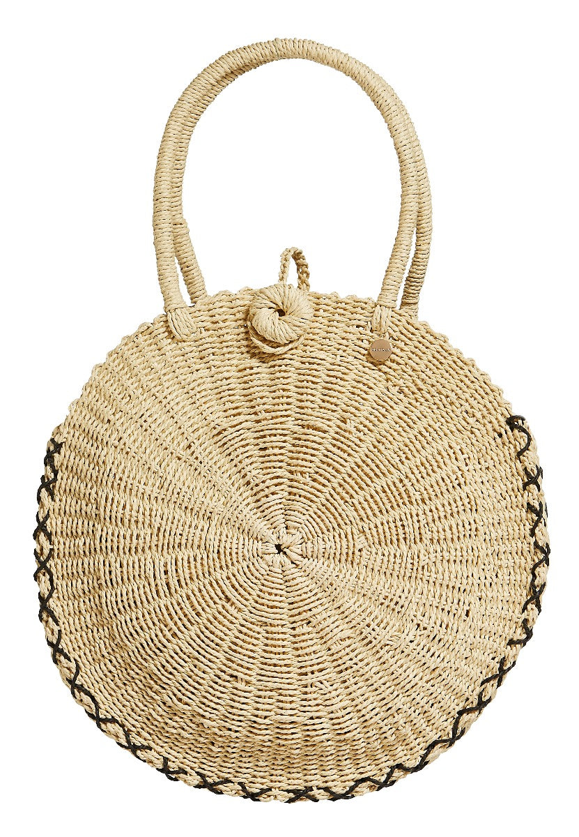 Seafolly Carried Away Round Beach Basket