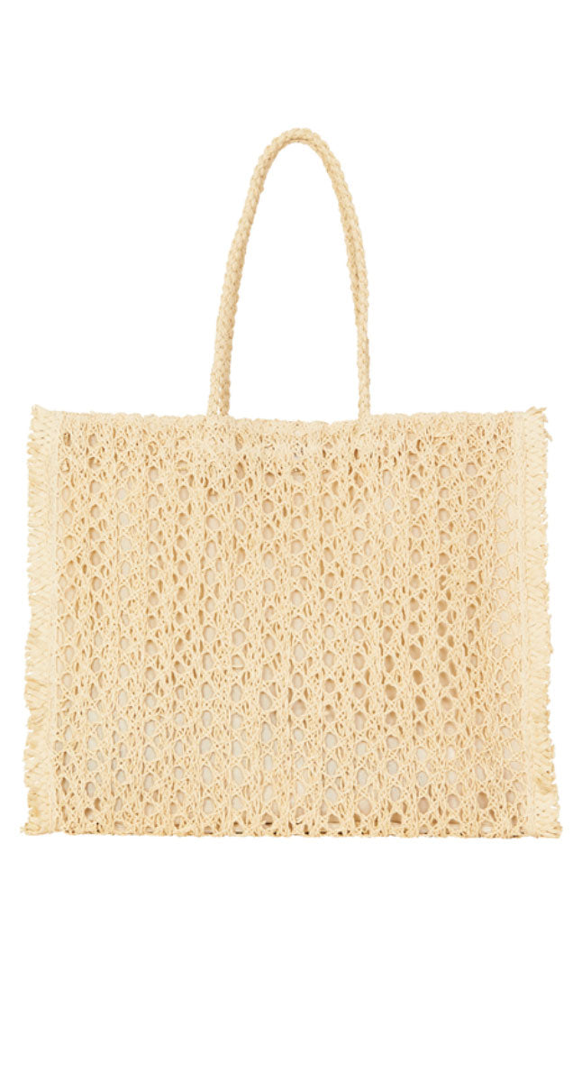 Seafolly Carried Away Paper Crochet Bag