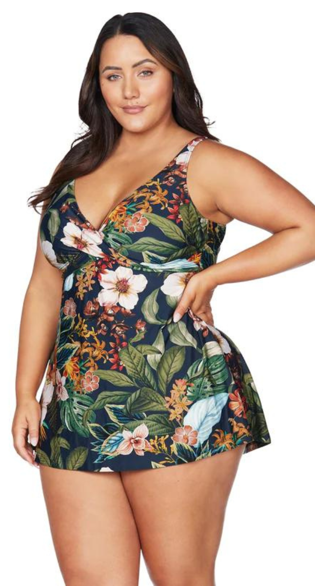 Plus clearance swim dress