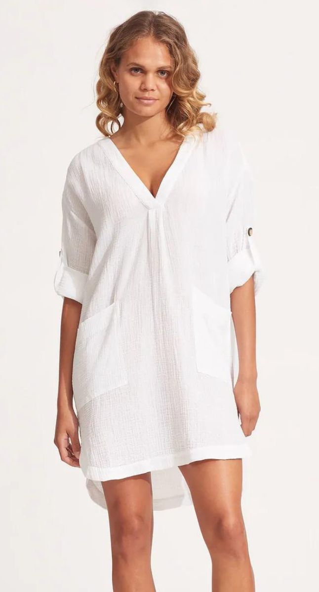 Seafolly DoubleCloth Essential Cover Up