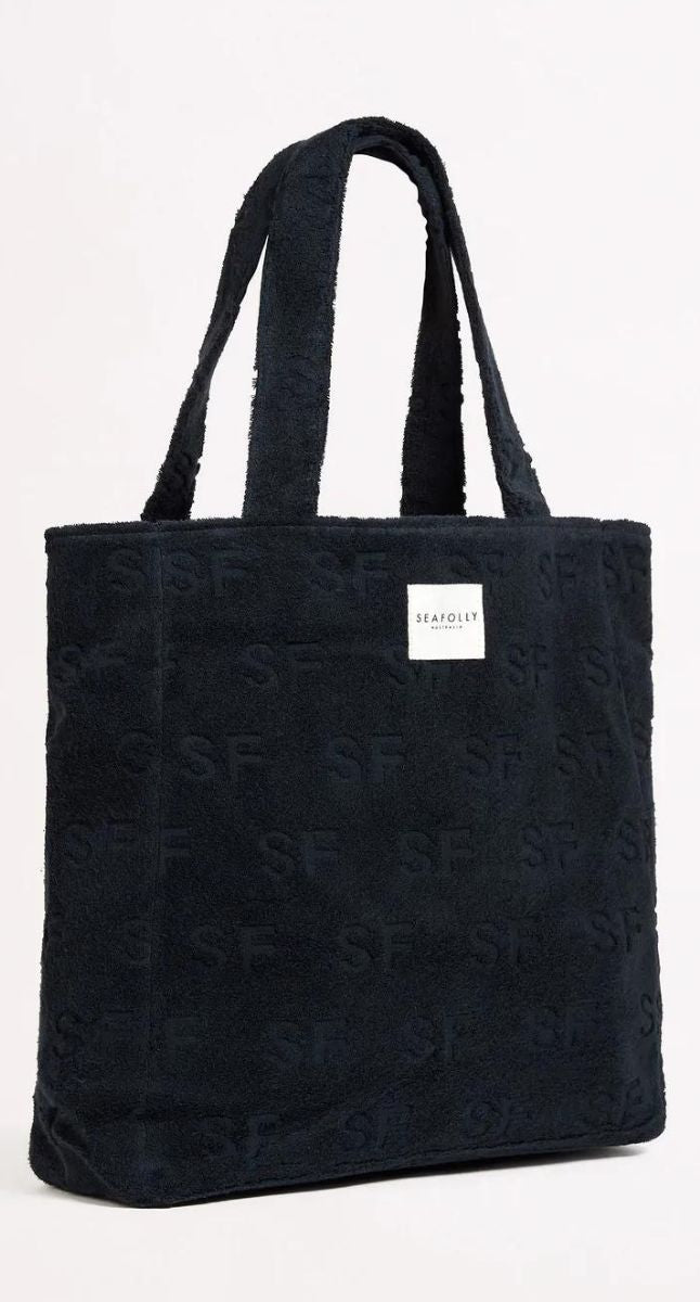 Seafolly Carriedaway Logo Terry Tote