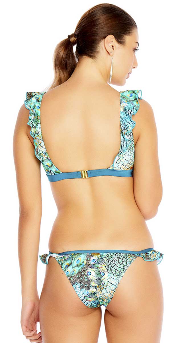 Aqua Blu Divinity Frill Bikini Pant