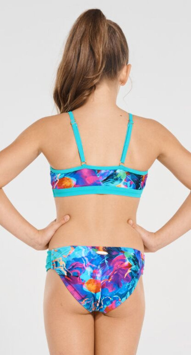 Aqua Blu Kids Moana Frill Bikini Set - Main Image