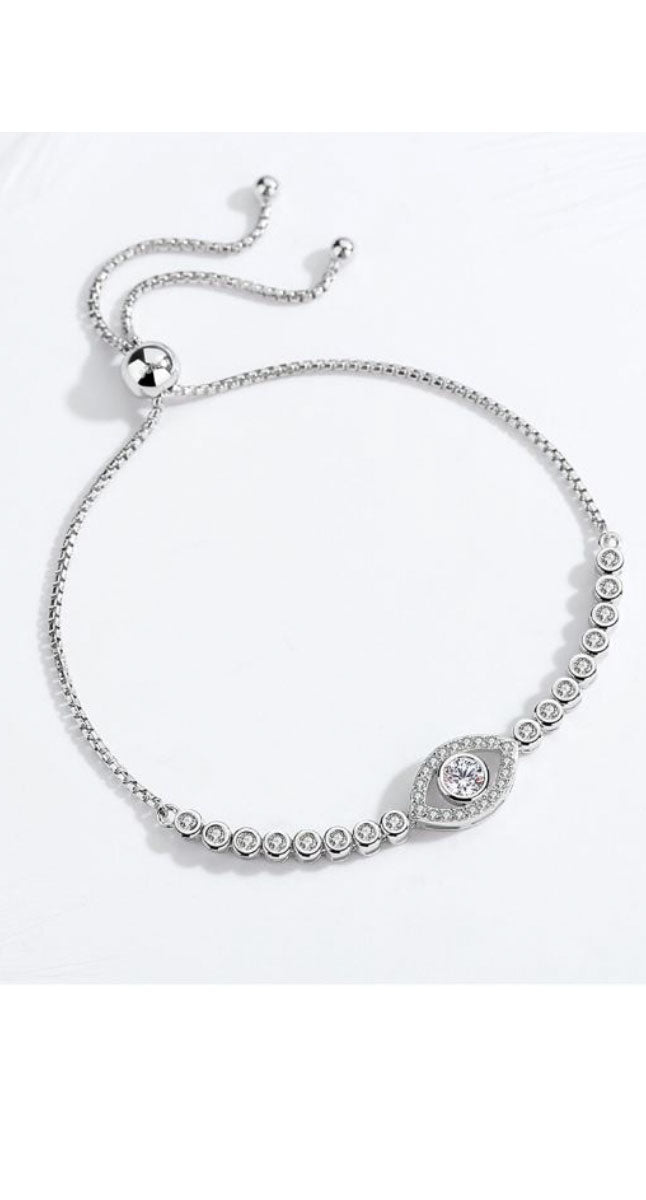 Aegeanblue Diamante Elegant Eye Bracelet