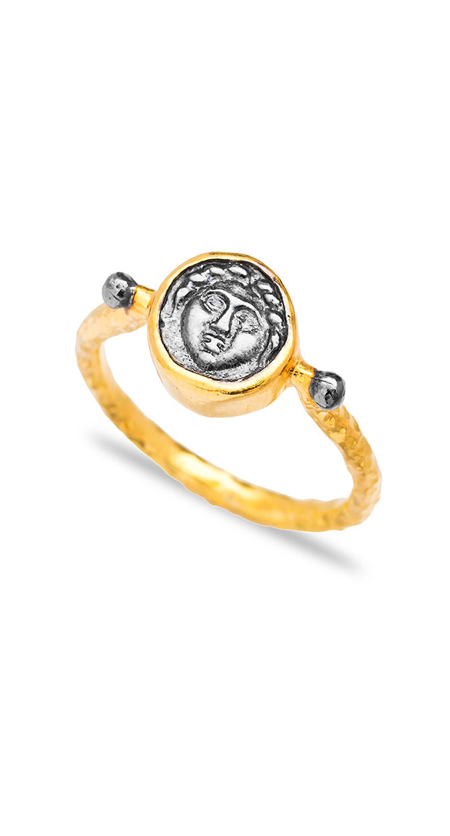 aegeanblue Vintage Medallion Ring