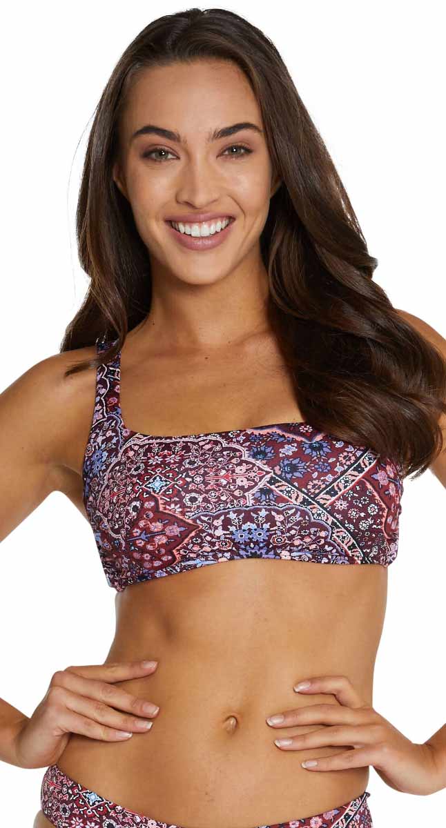 Baku Galapagos B-D Square Bra Bikini Top