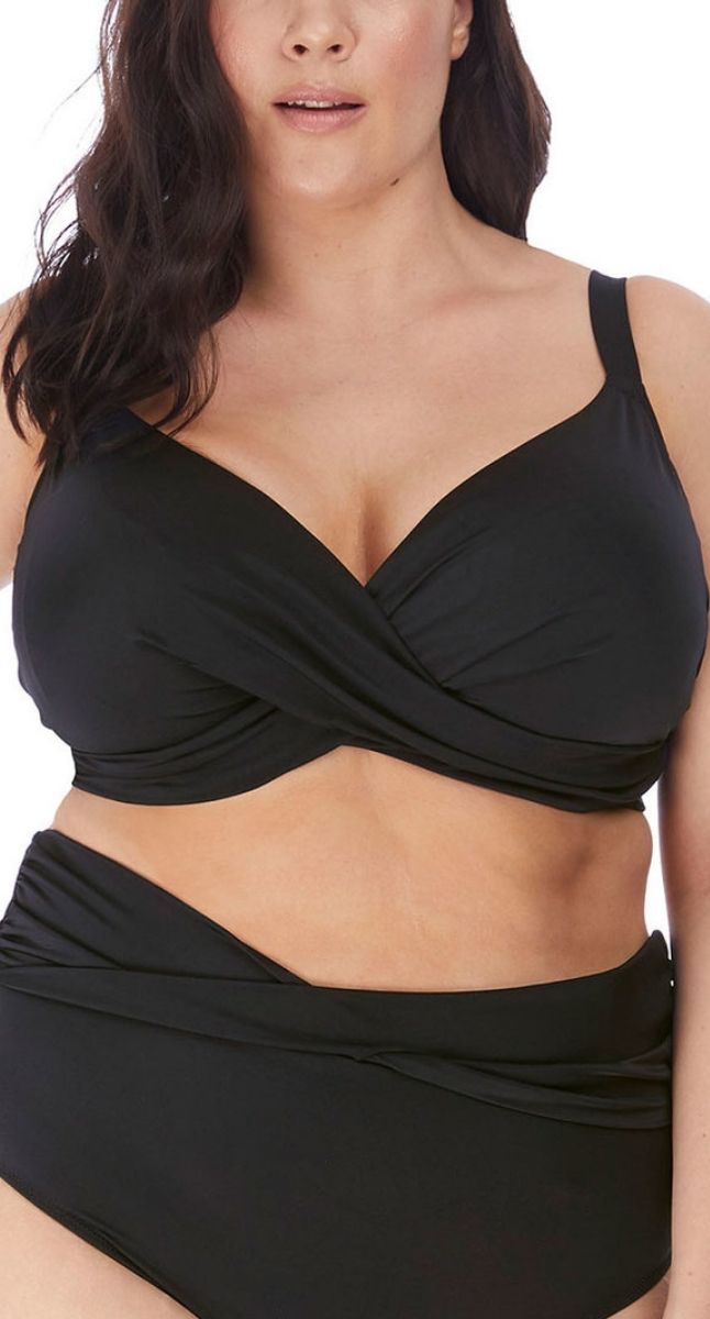 Elomi Magnetic Underwire Plunge Bikini Top Cup Fitting