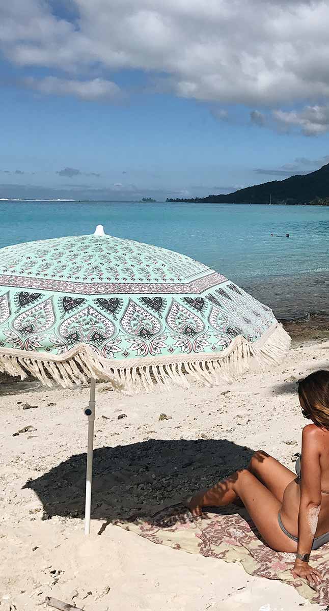 Salty Shadows Zingara Beach Umbrella - 50+ UPF 1.8m Wide