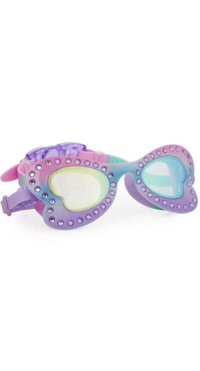 Bling 2o Flutter Fly (Flutter8G) Pink Berry Swim Goggles