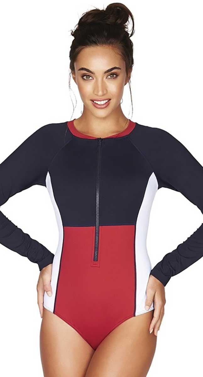 Sea Level Essentials Long Sleeve Multifit One Piece