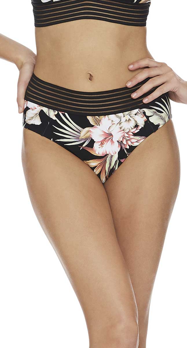 Sunseeker Aloha Solids Mid Rise Basic Bikini Pant