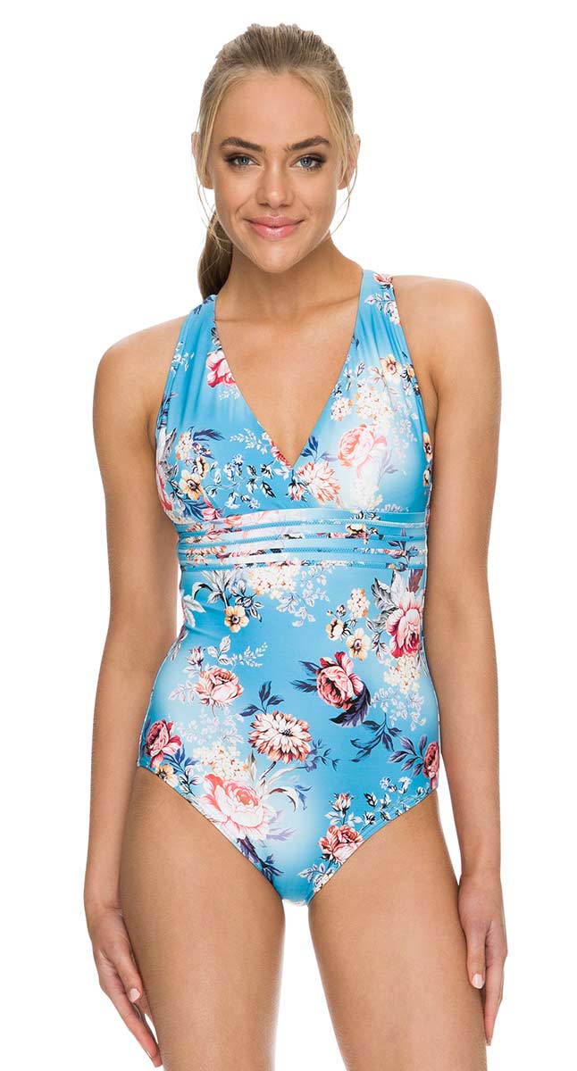 Sunseeker Portabello Multi Cross Strap One Piece Swimsuit